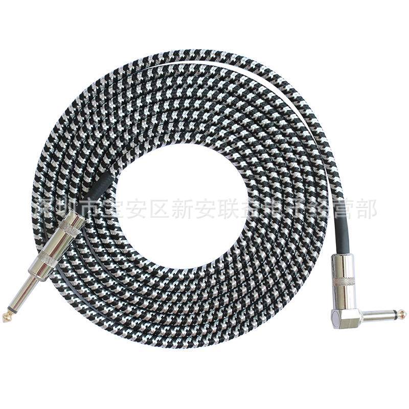 Rubber copper line 6.35mm audio line mixer power amplifier microphone electric box noise reduction guitar line 3 meters connection line