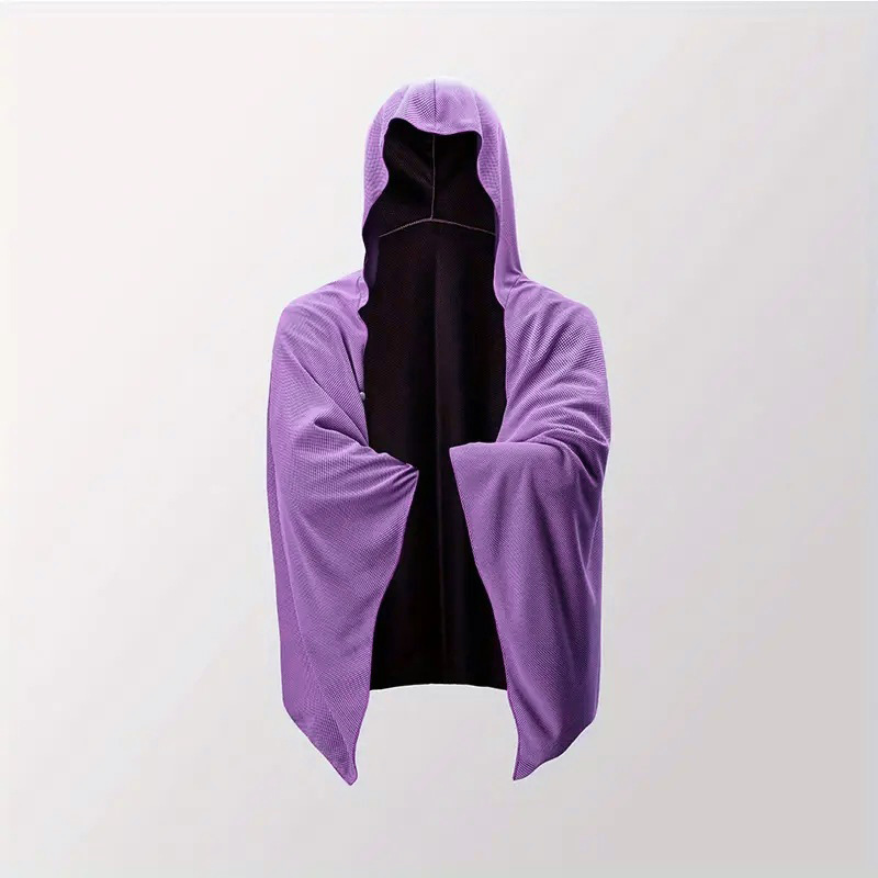 Picture of Factory supply outdoor sports cold sunscreen cloak bath towel quick-drying absorbent sunshade shawl quick-drying bath towel cloak
