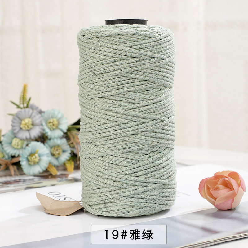 Picture of Explosions 2mm round strand hollow yarn European-style hook bag hollow Diy thread color multi-hand crochet collocation