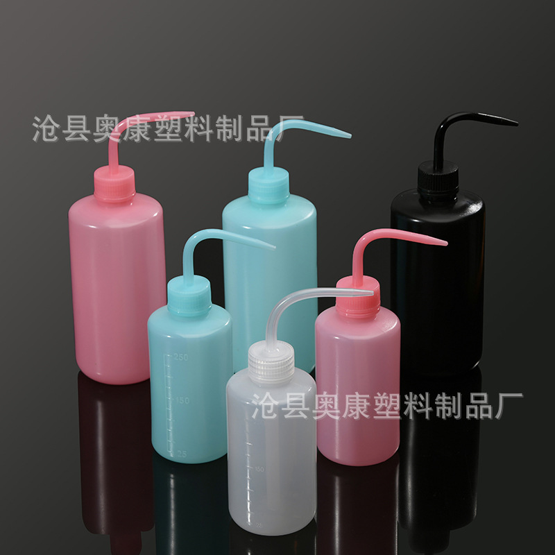 Picture of 500ml Plastic Bottle, Succulent Curved Mouth Watering Water Kettle, Flower Watering Water Kettle, Plastic Sub-Bottle, Tattoo Water Kettle