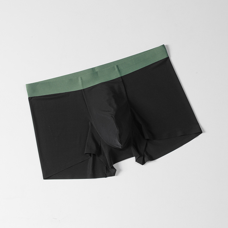 Picture of 2025 New Summer Ice Silk Underwear Men's Ultra-Thin Seamless Men's Underwear Ice Silk Large Size Boxer Briefs Men's Wholesale