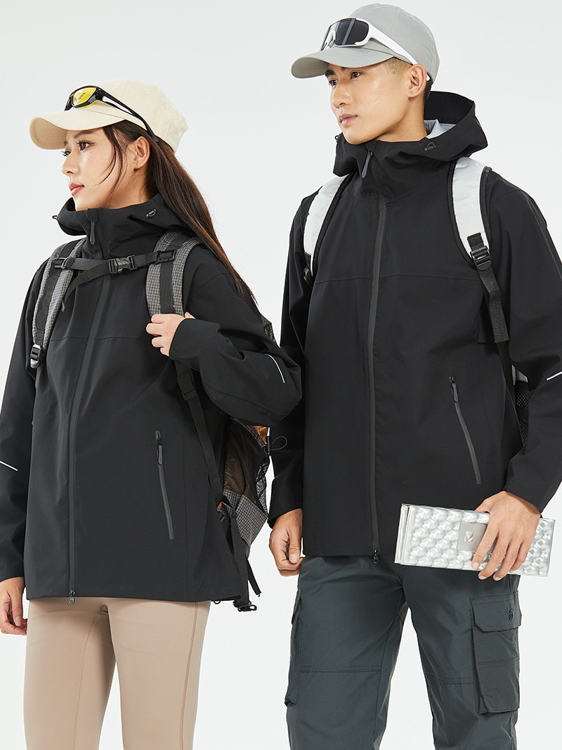Kaileshi same hardshell jacket for men and women GBT32614 rainproof waterproof and breathable climbing jacket and mountaineering clothing