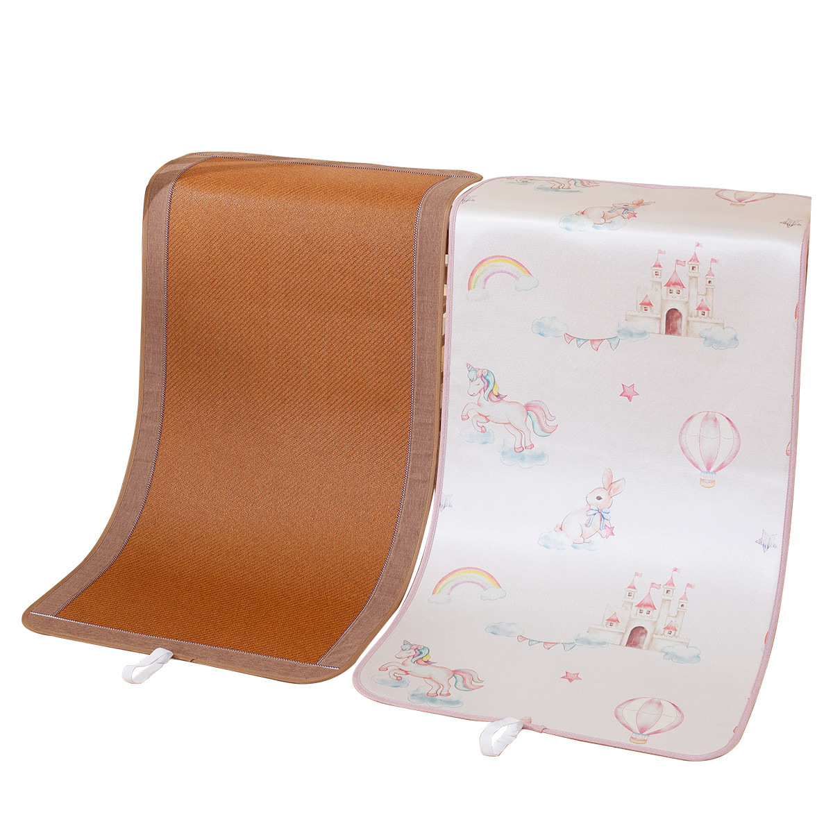 Picture of Summer breathable newborn baby bed children's kindergarten nap mat ice silk double-sided crib mat wholesale