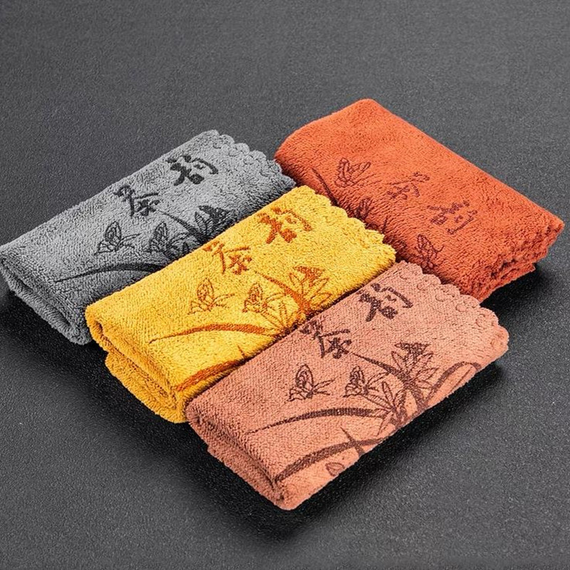 Picture of Tea Towel, Tea Table Rag, Thickeneded, Water-Absorbent, Quick-Drying, Non-Stinky, Microfiber Tea Cloth, Tea Towel Wholesale, Logo Can Be Added