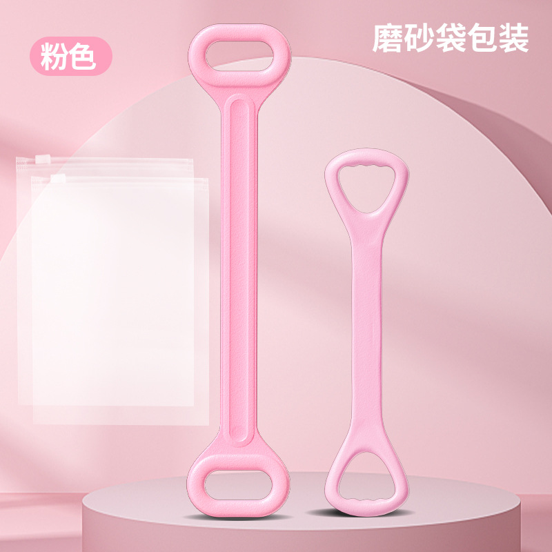 Picture of Fitness Tension Belt 8-character Tensile Yoga Elastic Stretch Belt Open Shoulder Beauty Back Stretch Artifact 8-character Resistance Rope