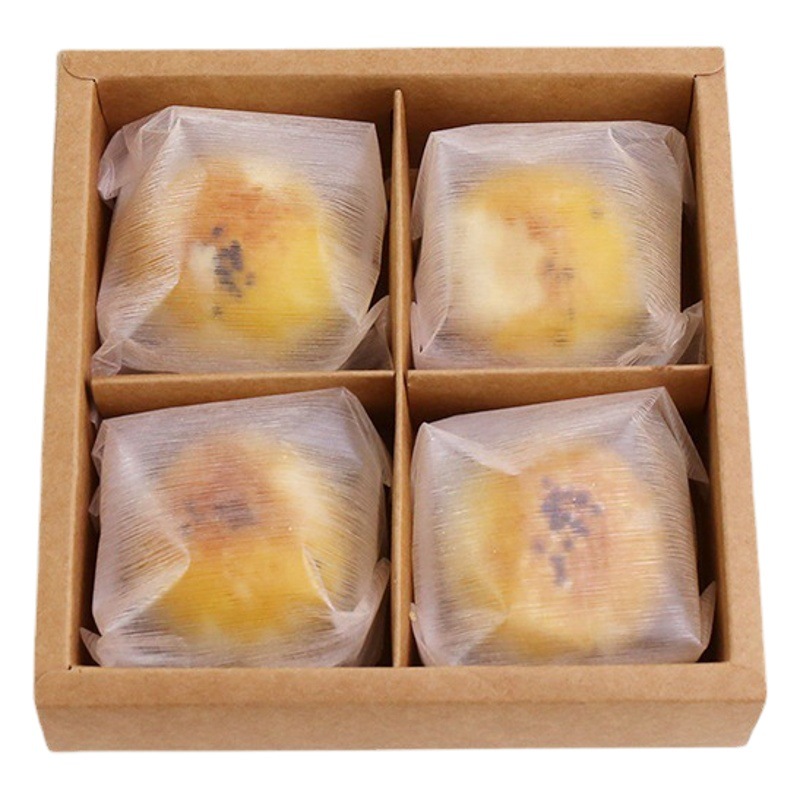 Wire drawing machine bag sealing pineapple cake side concave organ bag egg yolk cake bag nougat biscuit bag 50
