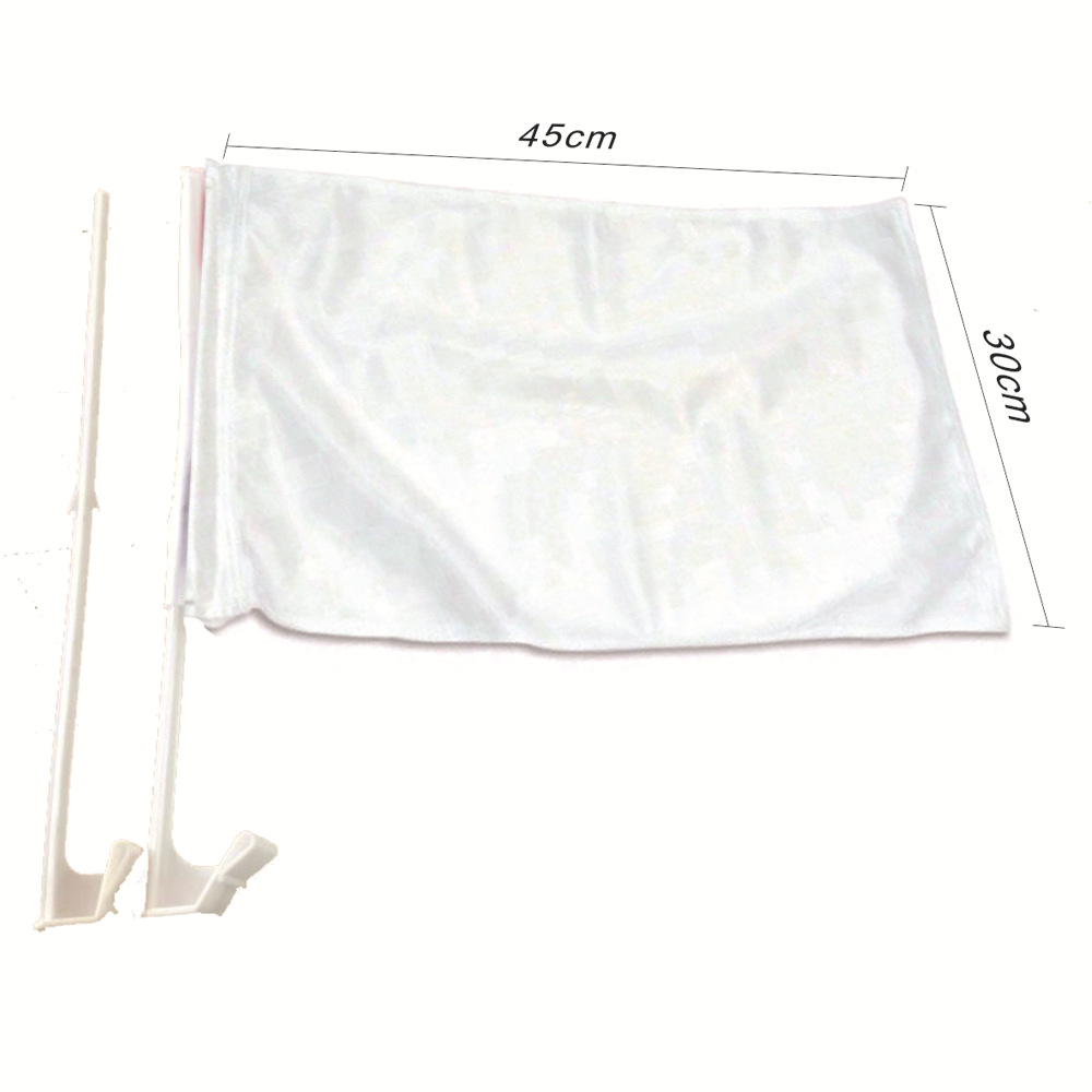 Picture of Spot white thermal transfer flag cross-border e-commerce car flag hand flag production can be sent on behalf of FBA a generation