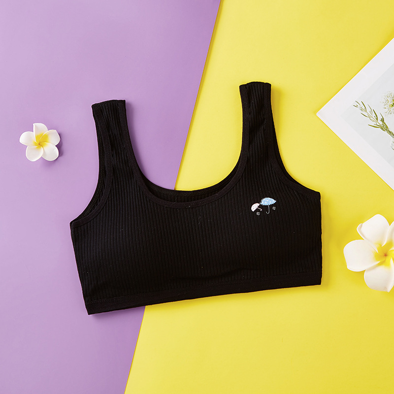 Picture of Girl's underwear development period student girl's high school student underwear pure cotton vest girl's junior high school student underwear