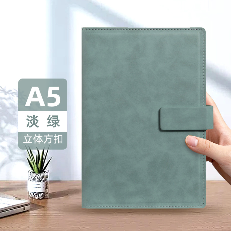 Picture of High-Looking A5 Notebook Imitation Leather Hand Ledger Thickeneded Conference B5 Simple Business Notepad Custom Logo