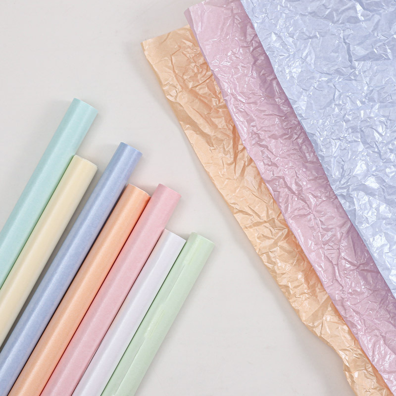 Thickened 35g Pearl pear paper gift hand kneading paper waterproof bouquet lining paper cake baking floral packaging material