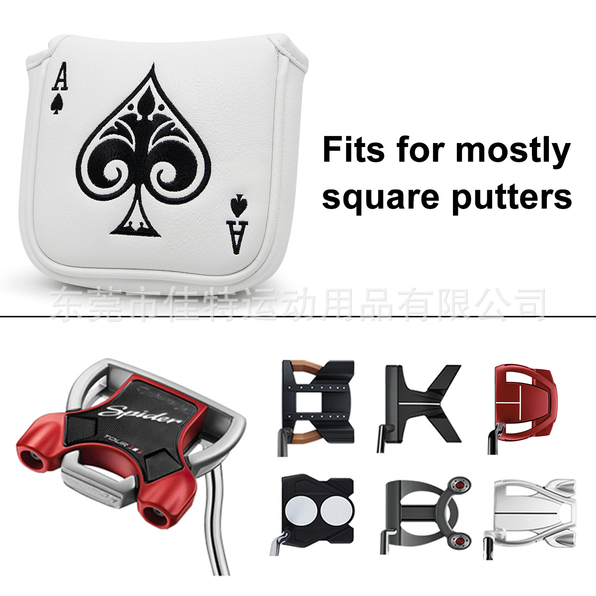 Picture of Golf Club Cover Factory Putter Cover Golf Supplies Pu Protective Cover Club Head Cover Protective Cover Universal Club