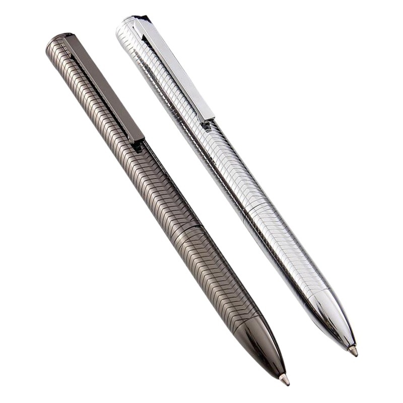 Factory wholesale metal plating rotating ballpoint pen business advertising gifts in oil pen printed LOGO a generation