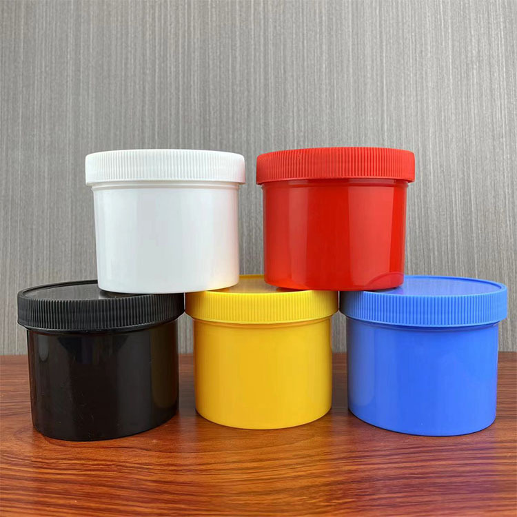 250, 500, 1000ml Plastic Bottles, Pp Upright Barrels, Ink and Pigment Cans, Wide-Mouth Plastic Barrels, Cross-Border Exclusive Supply