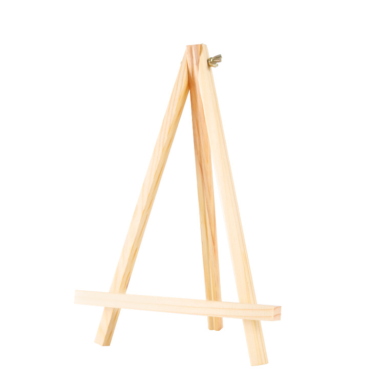Picture of Wooden Display Mini Easel Desktop Tripod Small Easel New Photo Frame Easel 15*8 Photo Frame Tripod Bracket