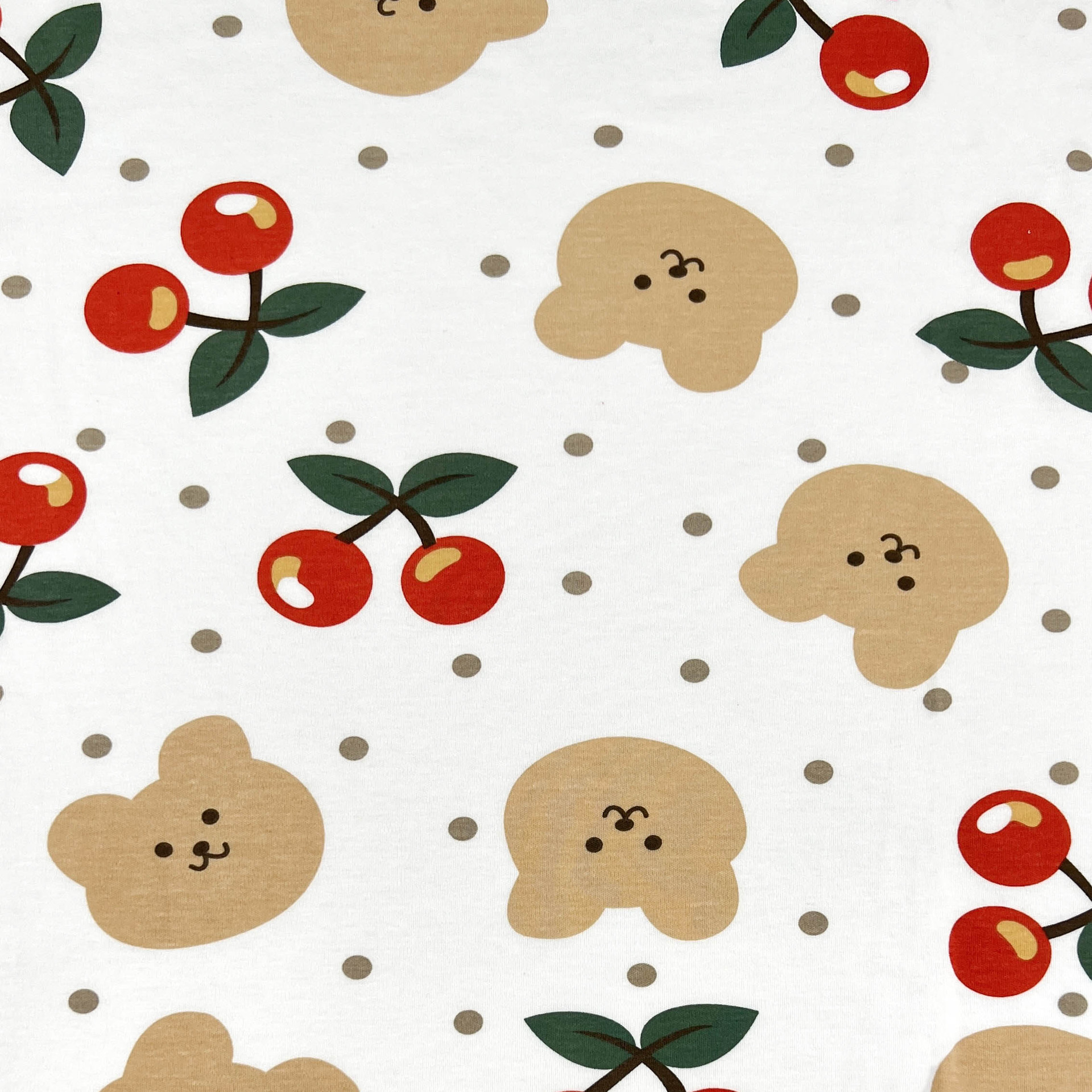 Picture of Baby Fabric 40S Cotton Printed Cotton Wool Knitted Double-sided Fabric Fabric Home Clothes Baby Clothes Fabric
