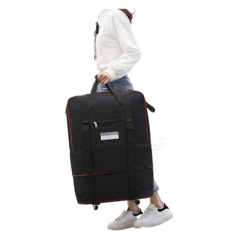 Waterproof Oxford Cloth Suitcase, Large Capacity Travel Bag, 158 Aviation Checked Bag, Overseas Moving Luggage Bag