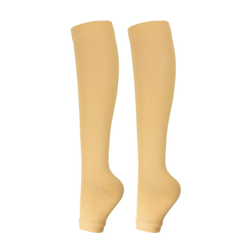 Picture of Solid Color Sports Compression Socks Anti-flexure Compression Socks Running Stretch Socks Suitable for Nurse Wrap Calf