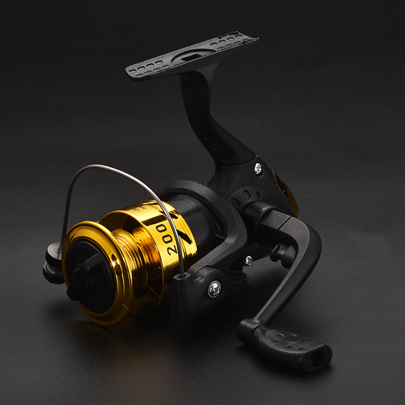 Picture of Type 200 small fishing wheel with line fishing wheel spinning wheel fishing wheel rock fishing wheel fishing gear sea Rod Road Asian rod fishing wheel