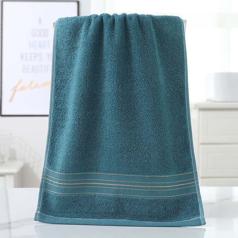 Picture of Towel factory wholesale household thickened cotton face towel checkered cotton towel gift embroidered logo