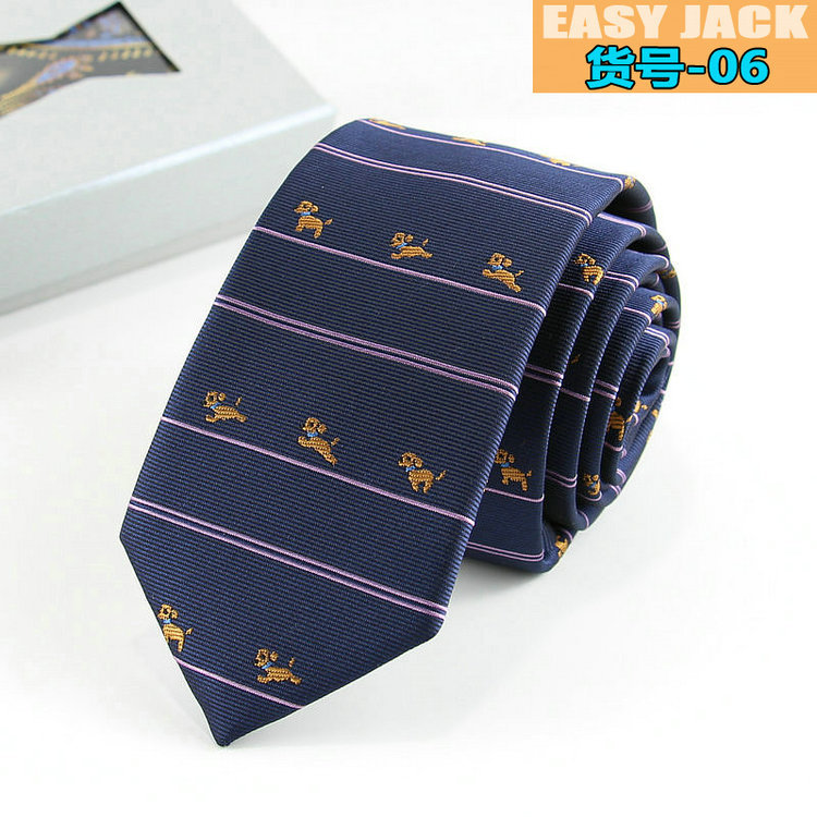 Picture of Men's tie Korean narrow fashion Wedding groom best man casual tie 6cm business professional collar fittest wholesale
