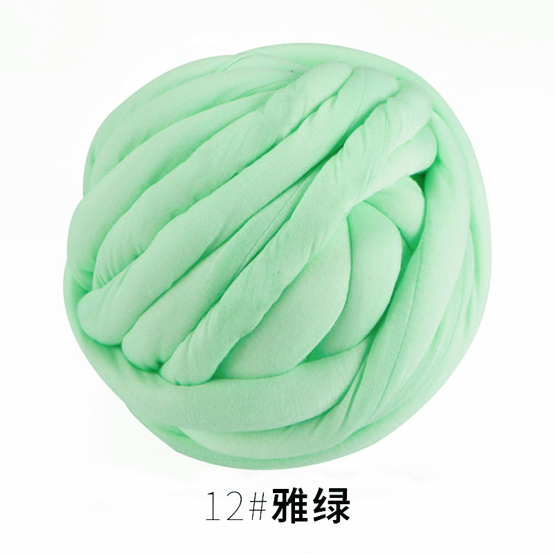 Picture of Heart-filling cotton warm velvet cotton Iceland wool DIY hand-woven hook blanket carpet cover blanket dog kennel cat nest cushion basket basket bag