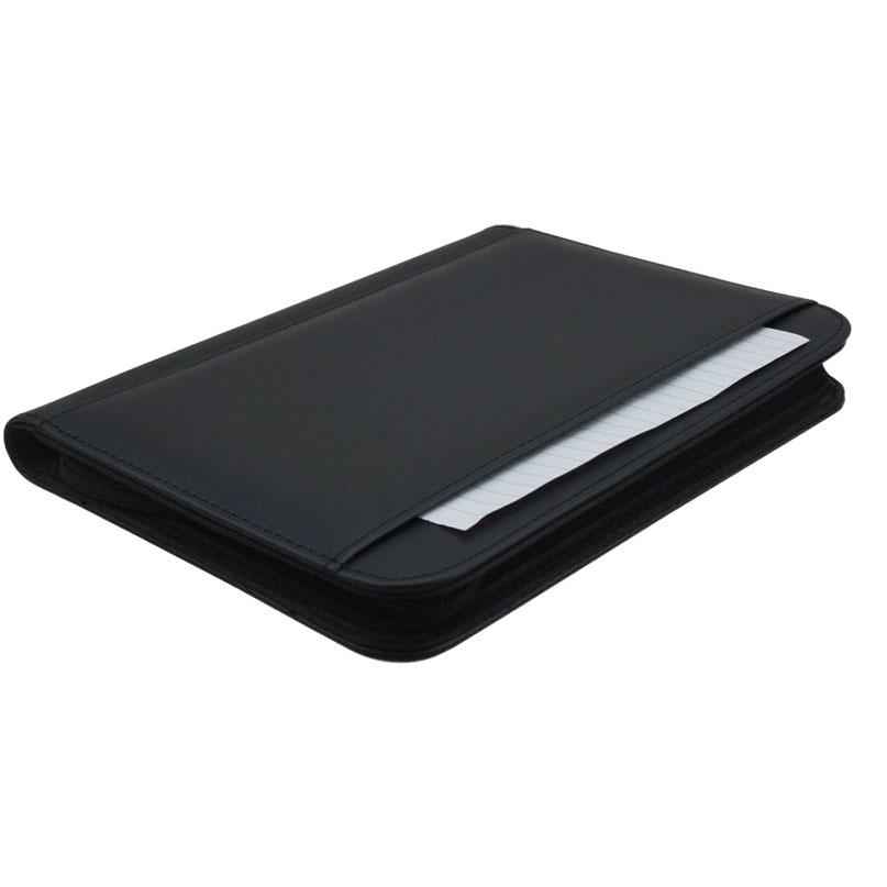 A generation of A5 multi-function folder business PU zipper bag with computer can add logo sales manager folder