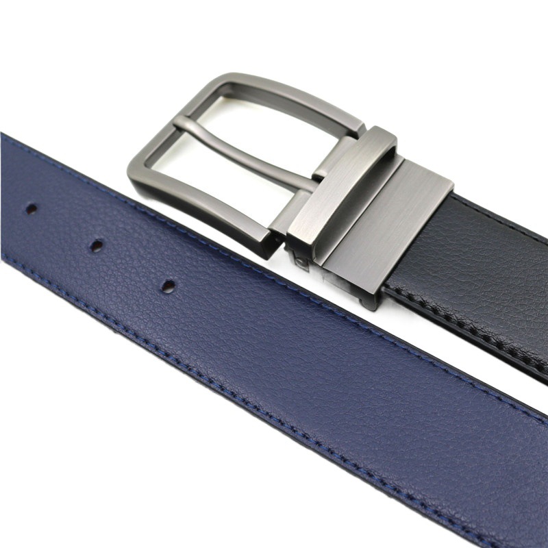 New men's rotating pin buckle belt leather belt double-sided five-color casual pants with manufacturers cross-border foreign trade