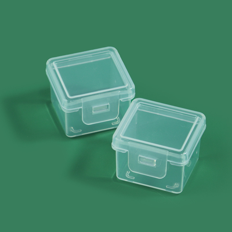 Transparent Plastic Box Earplugs Small Accessories Packaging Box Jewelry Fishing Gear Sample Storage Box Component Organizer Box