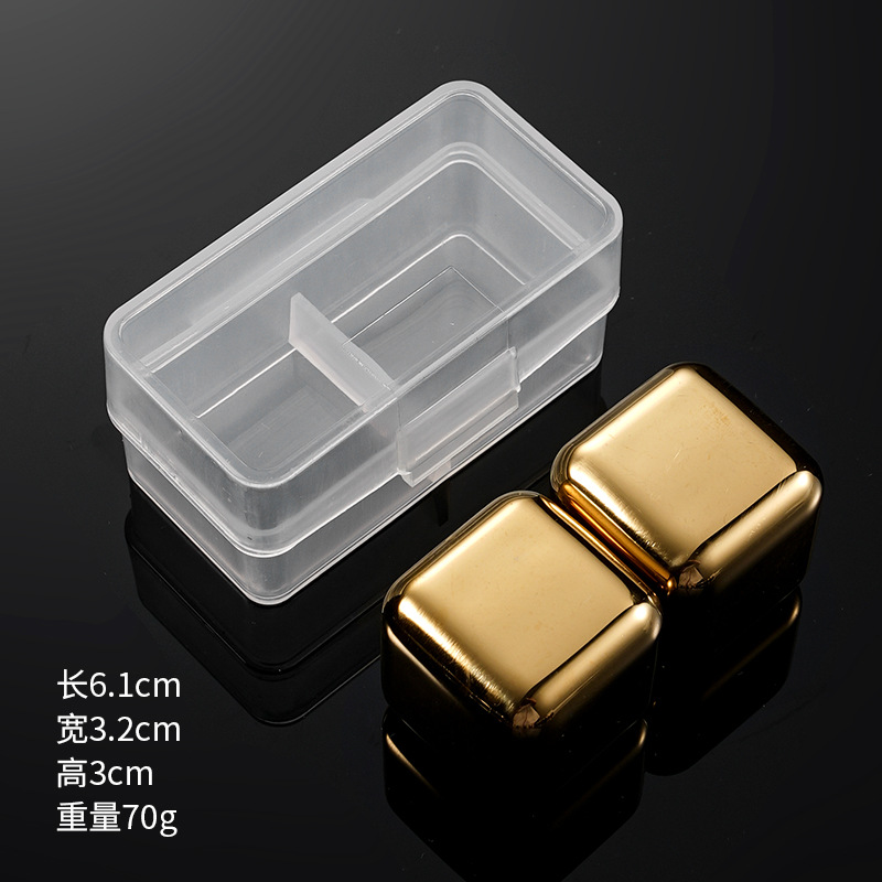 Picture of Cross-Border Stainless Steel Ice Cubes 304 Steel Ice Cubes Red Wine Beer Beverage Iced Metal Ice Cubes High Quality Ice Tartar