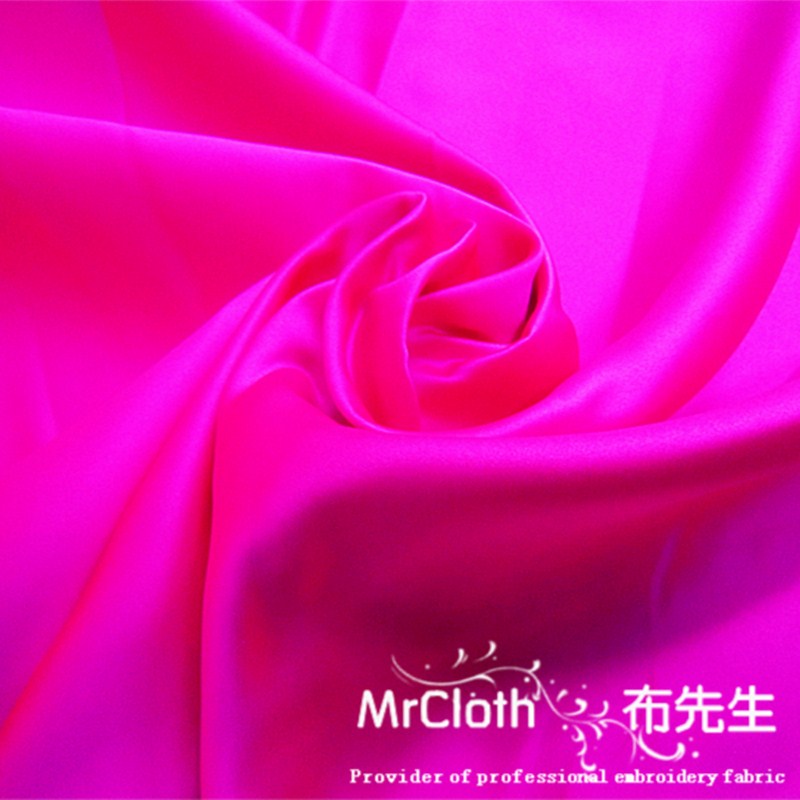 Picture of Taiwan dress wedding dress satin fabric clothing DIY fabric COS anime personality hand-painted tribute satin hard crisp non 395