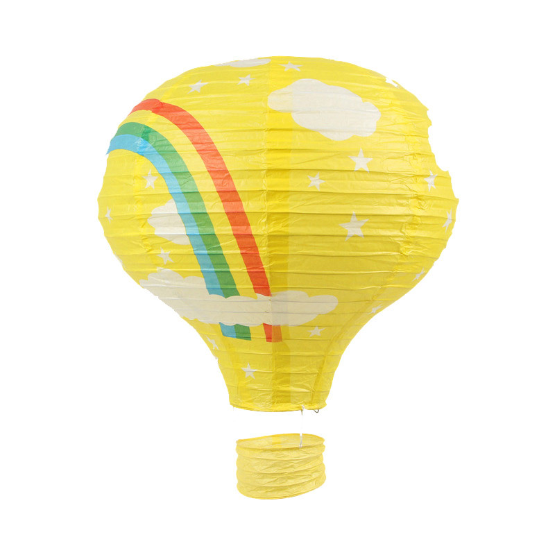 Picture of Hot Air Balloon Paper Lantern Decoration Shopping Mall Store Celebration Kindergarten Corridor Hanging Decoration Birthday Party Celebration Venue Layout
