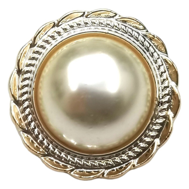 Pearl buttons small fragrant wind wholesale manufacturers imitation metal wool windbreaker button accessories do not fade hand sewing accessories