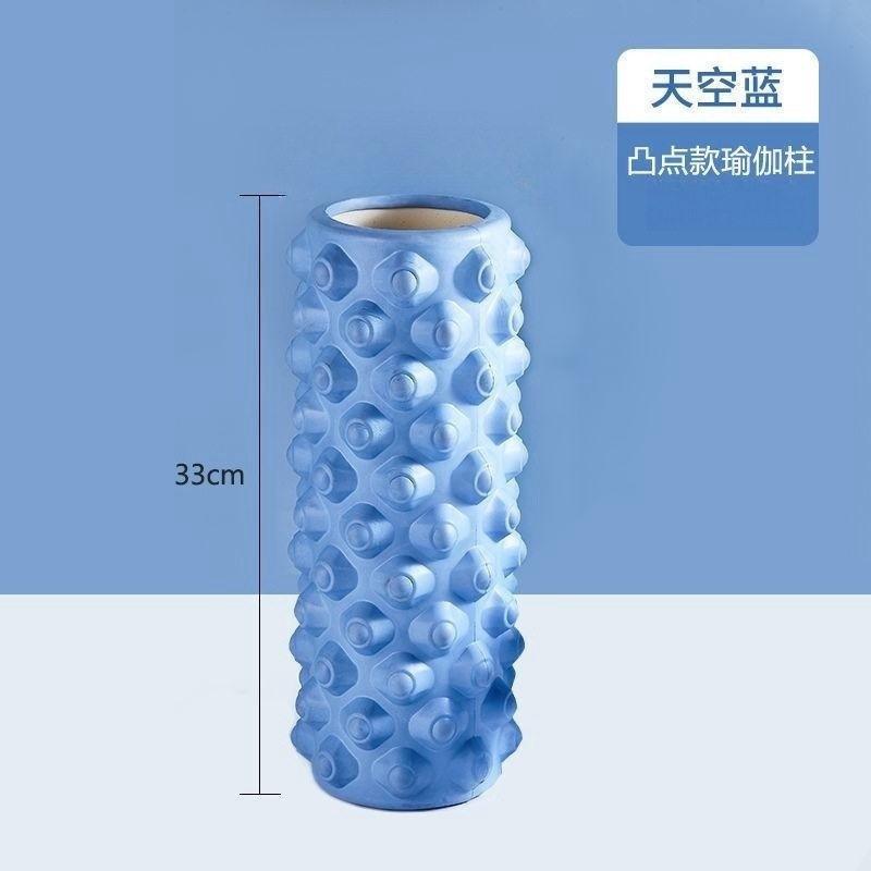 Picture of Factory sales hollow yoga column Mace EVA foam shaft muscle relaxer fitness massage stick roller barrel