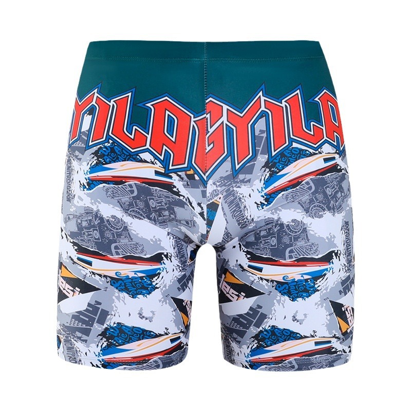 Picture of 2024 Men's Swimming Trunks Youth Hot Spring Boxer Swimming Trunks Men's Swimming Shorts Fashion Trendy Men's Swimming Trunks