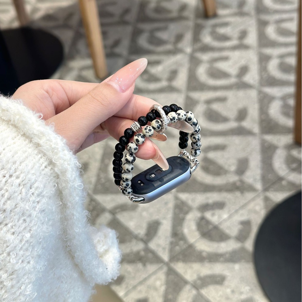 Picture of For mi band 8 strap 9 generation beaded hand rope national tide millet 7/6/5/4/3NFC national wind millet strap