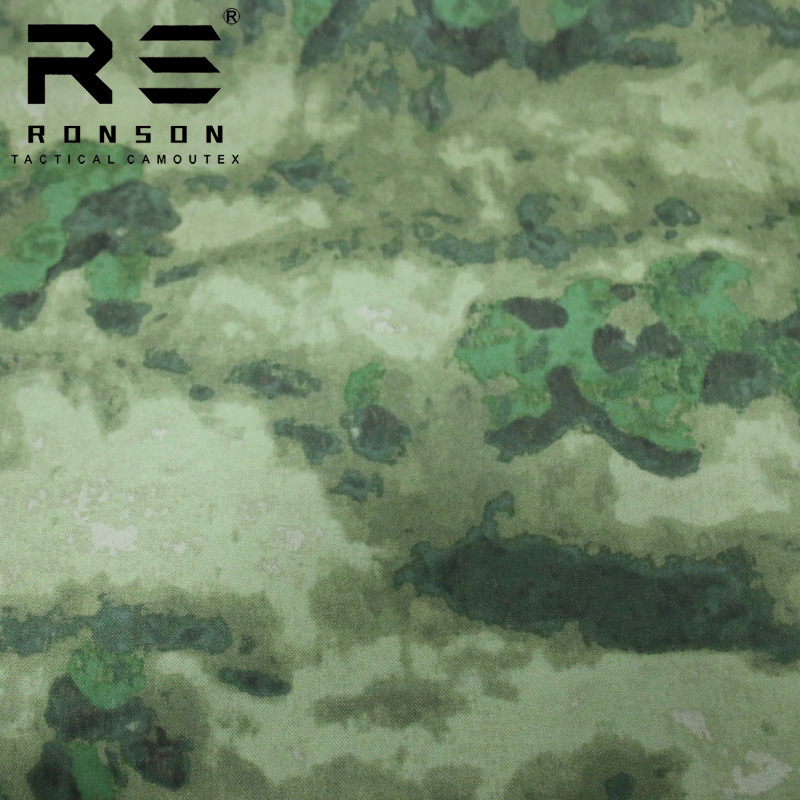 A-Tacs-Fg Russian Jungle Ruin Camouflage 1050D Nylon Cordura Waterproof Pu Printed Fabric