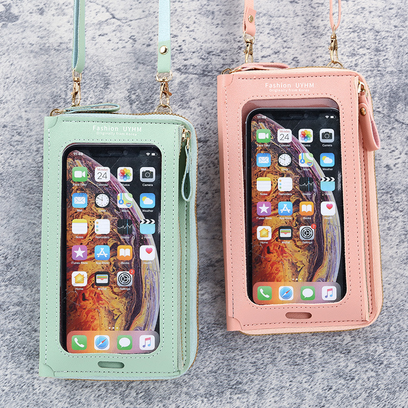Picture of Touch Screen Mobile Phone Bag for Women 2025 New Versatile Fashionable Small Shoulder Bag Multi-Functional Zipper Mobile Phone Bag Shoulder Bag