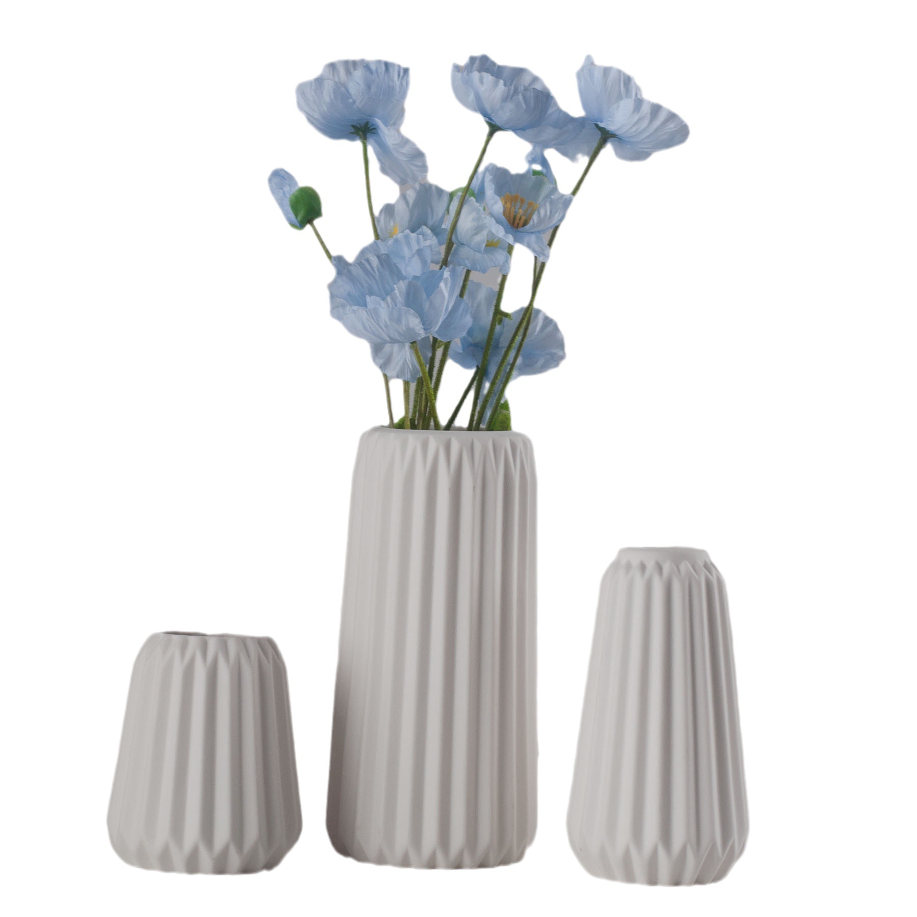 Picture of Ceramic Vase suit Simple Ceramic Vase Home Decorations Ornaments White Decoration Crafts suit Vase