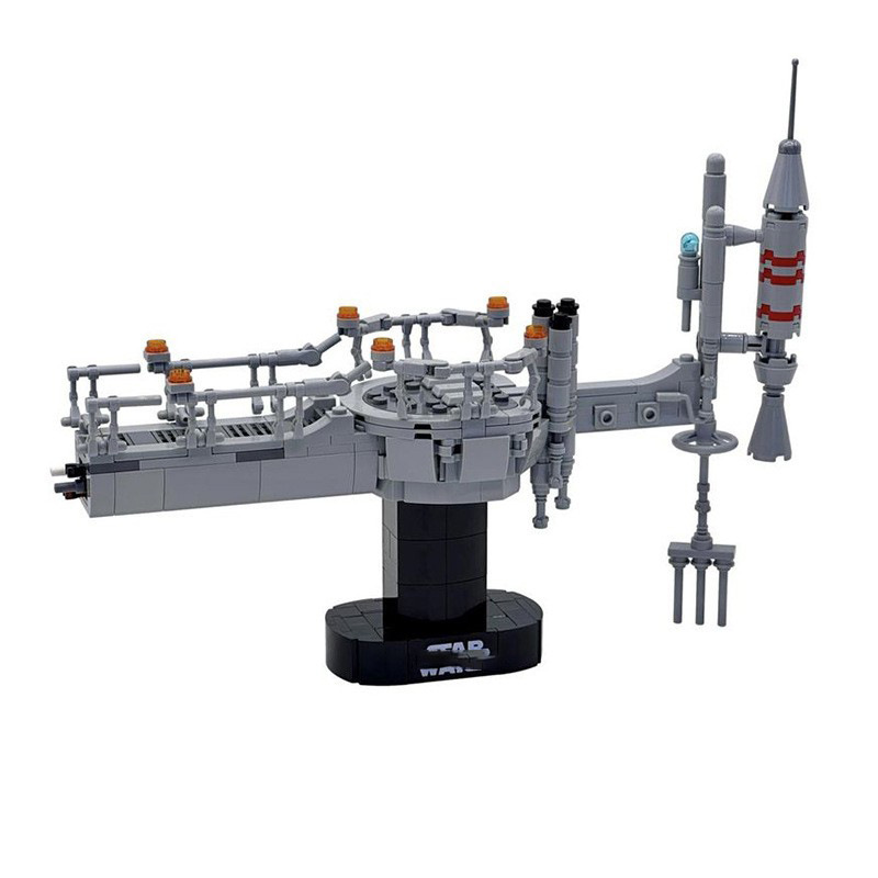 MOC-144045 compatible with Lego bass flat duel assembled small particle building blocks Star Wars Empire counterattack toys