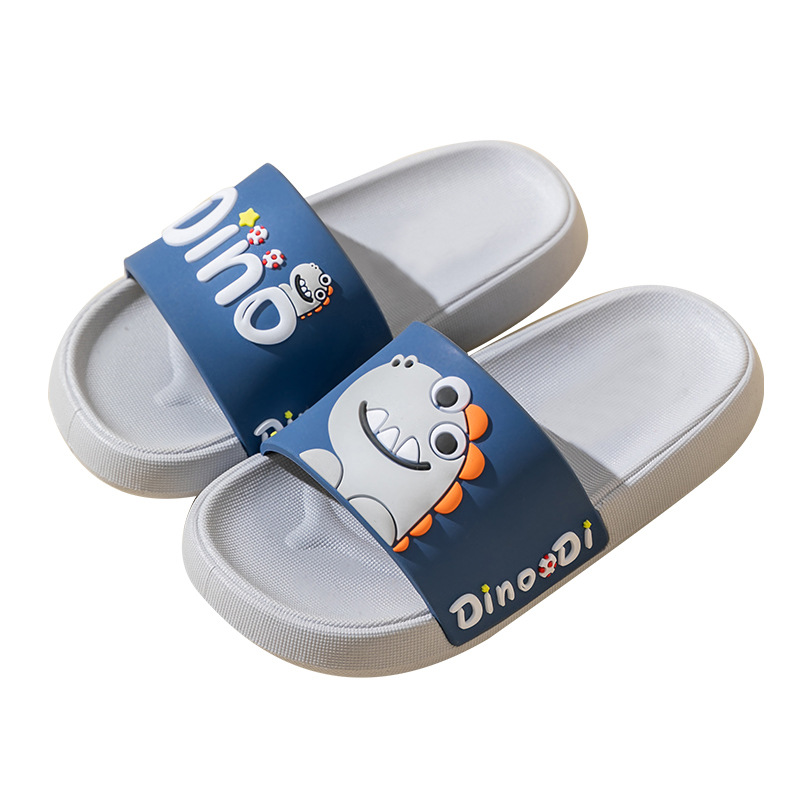 Picture of Daddy Pig Summer Cartoon Children's Slippers for Boys and Girls Indoor Home Non-slip Children's Outer Wear Big Children's Sandals and Slippers