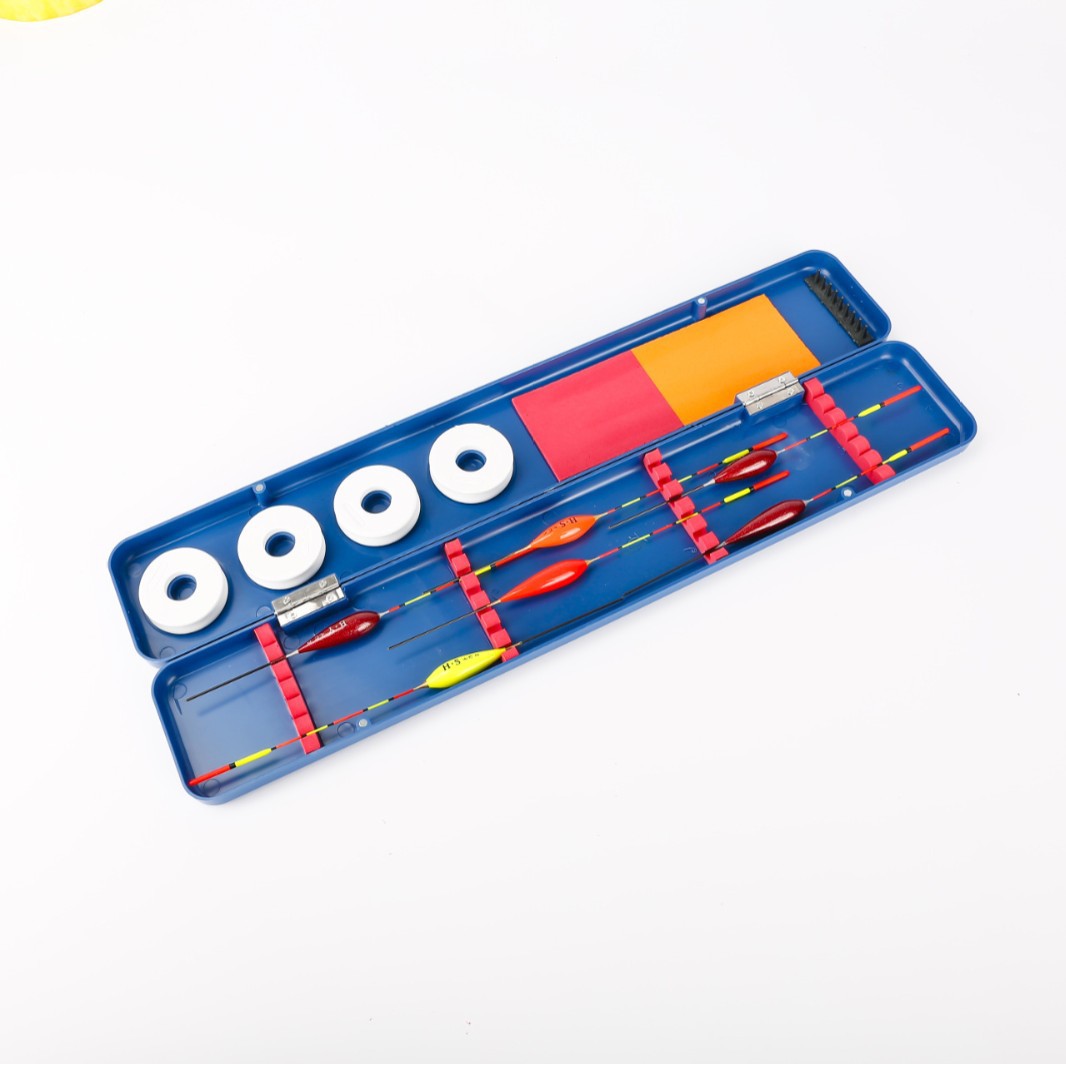 Fishing gear wholesale multi-functional fish drift box set three main line blue drift box plastic fishing line box fishing gear accessories