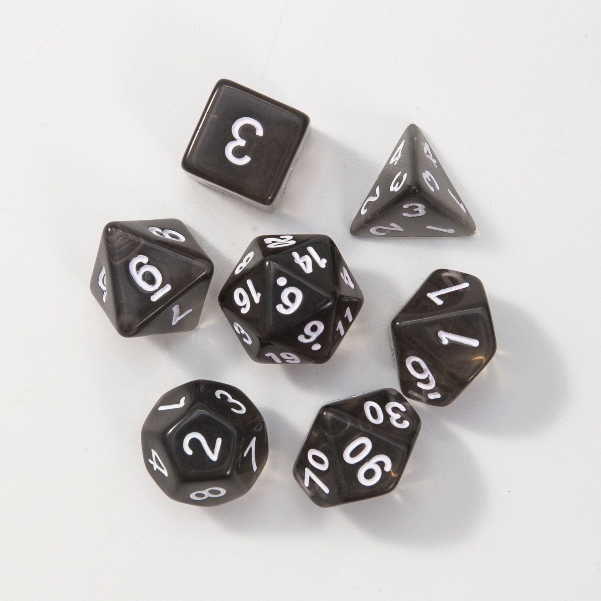 Picture of Multi-sided dice seven-piece Dungeons and Dragons table game dice DND sieve TRPG running group Amazon quick sale