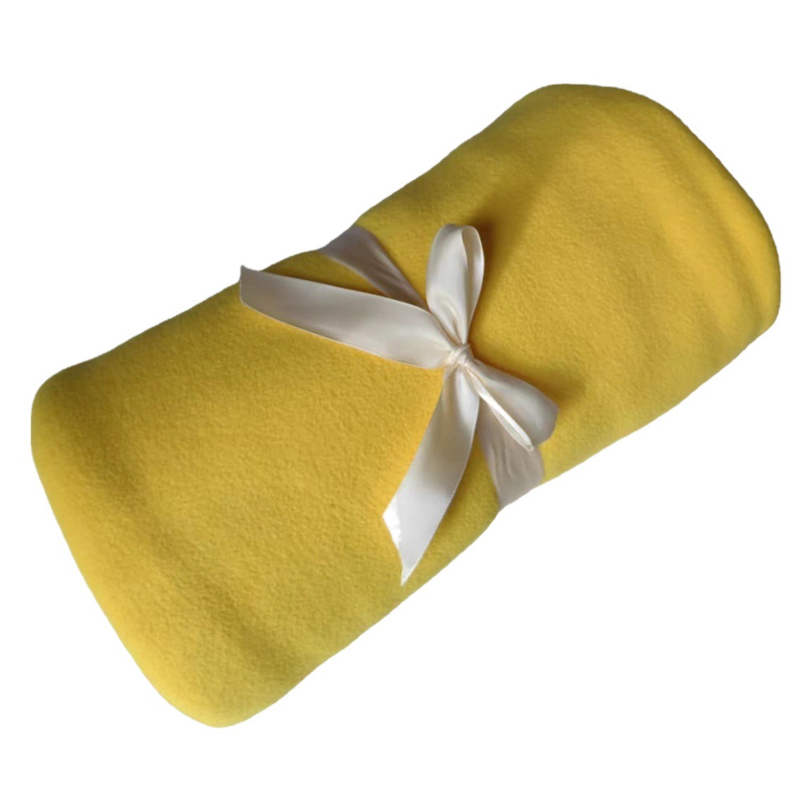 Spot solid color polar fleece blanket double brush single shake warm thermal storage blanket aviation blanket cross-border polar fleece
