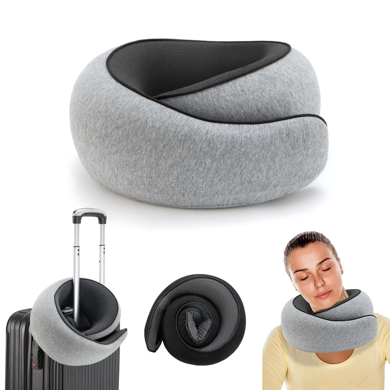 Cross-border Foreign Trade Portable Removable and Washable Outdoor Aircraft Travel Pillow Storage suit Memory Foam Neck U-shaped Neck Pillow