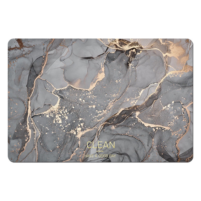 Diatom Mud Upholstered Water Absorbent Bathroom Light Luxury Floor Mat Bathroom Door Carpet Kitchen Living Room Door Non-slip Foot Mat