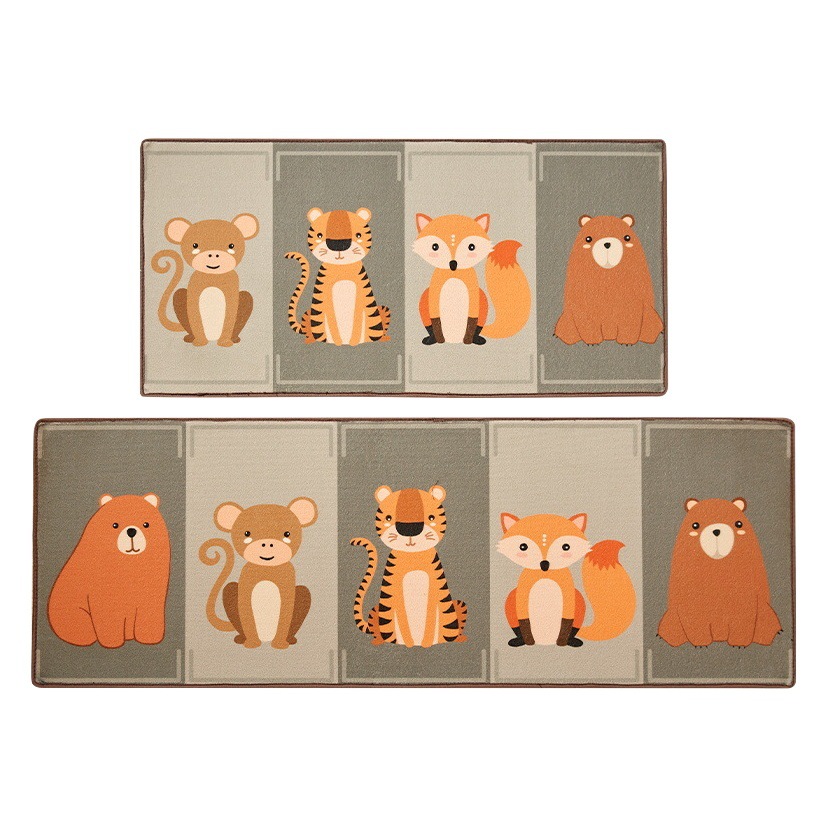 Floor Mat kitchen absorbent oil floor mat door strip non-slip mat kitchen carpet home cartoon door mat manufacturer