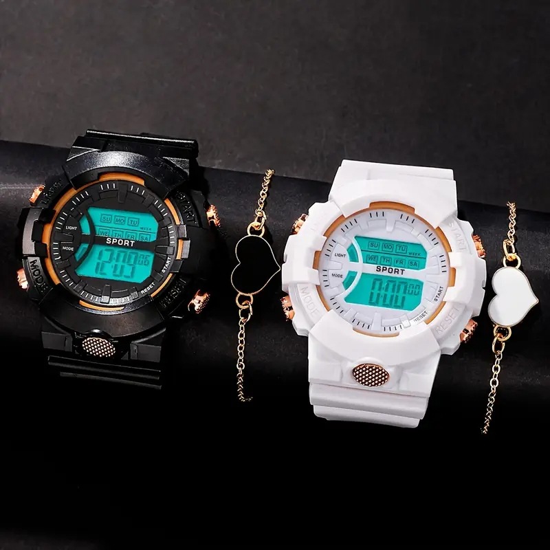 Unicorn electronic watch students high color value Korean high school students sports waterproof juvenile multi-function electronic watch