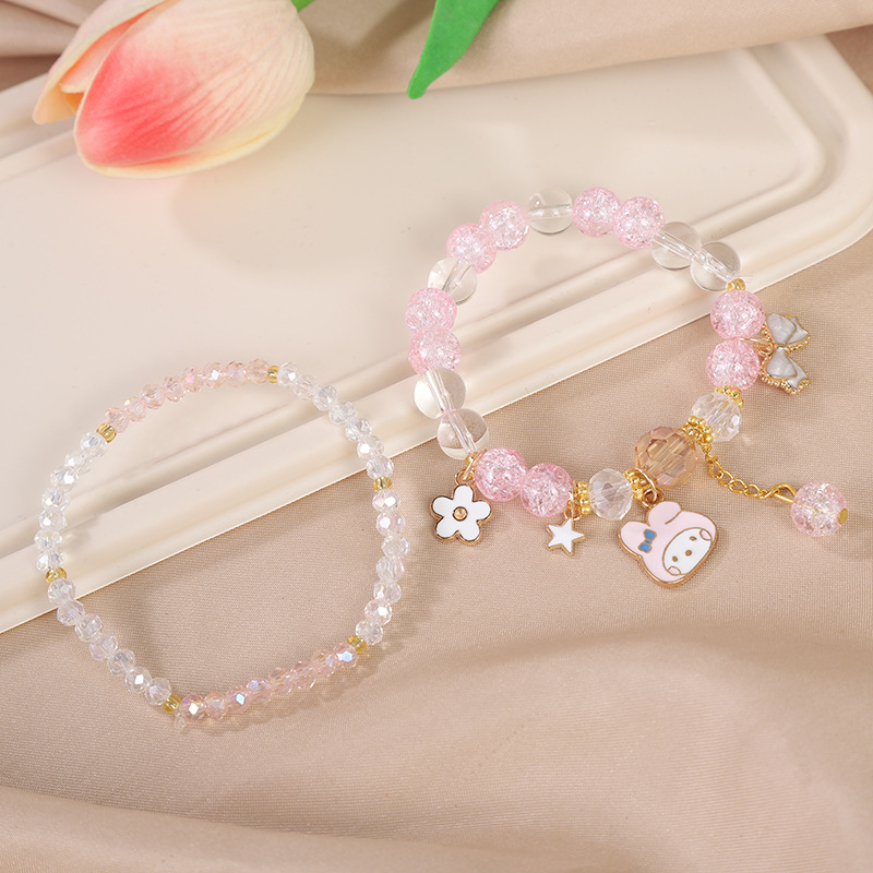 Picture of Children's Bracelet Bracelet Bracelet Beaded Crystal Women's Cute Students Girls' Bracelet Children's Gift