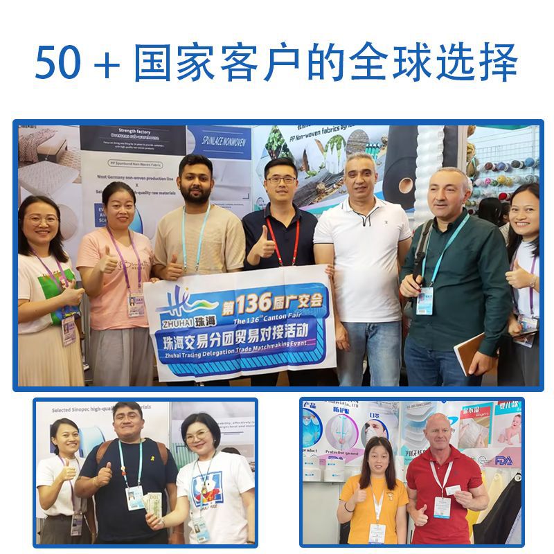 Picture of Printed Polyester Rpet Lixin Cloth, Recycled Fabric, Bags and Shoes, High Temperature Resistant Reinforced 14-Needle Sewing Non-Woven Fabric
