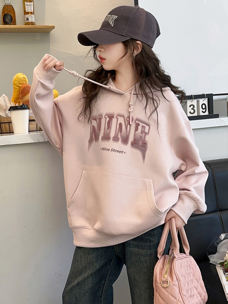 Picture of Girls' Hoodie 2024 New Style Autumn Girl's Hooded Top Children's Clothes Spring and Autumn Fashionable Big Children's Clothes